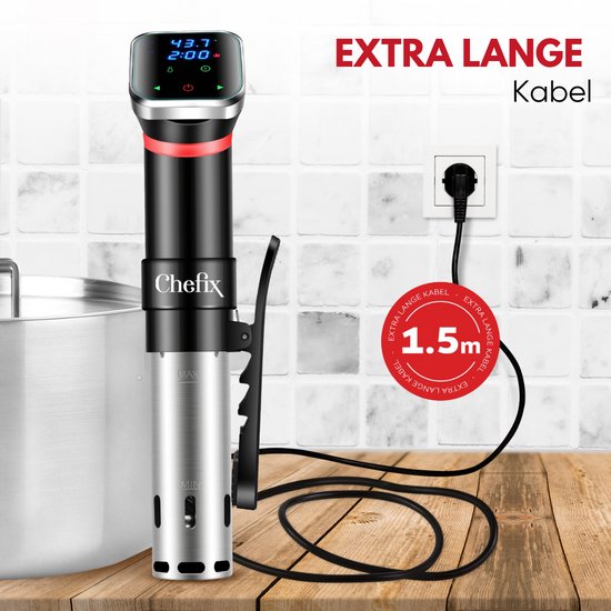 VAIVE Sous Vide Stick - Inclusief Wi-Fi en App – Smart Slowcooker – Koken Koker