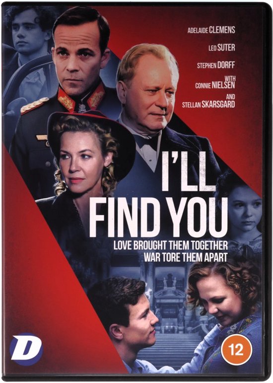 Voorkant van de DVD-hoes met de titel 'I'll Find You' en portretten van de cast.