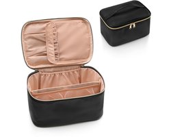 Opbergzak - Tas Draagbare - Cosmetische Tas Reizen - Make-up Case - Organizer Grote Capaciteit - Reizen Met Handvat en Distributie Reizen - zwart