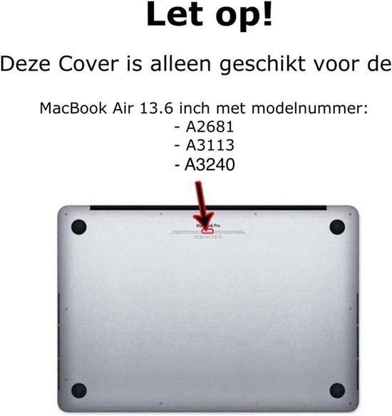 Coque pour MacBook Air 13,6 pouces transparente - Coque rigide pour MacBook Air 2022/2023/2024 - Convient pour MacBook Air M3 M2 A3113 A2681