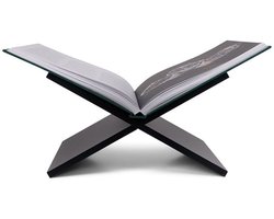 XEMM Boekenstandaard - Boekenhouder - Salontafelboek - 32 x 20 x 15,5 cm - Metaal - Zwart