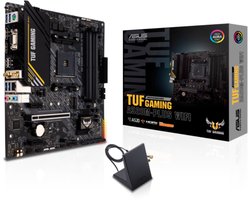 foto van ASUS TUF GAMING A520M-PLUS WIFI AMD A520 Socket AM4 micro ATX