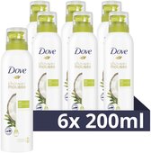 Dove Shower Mousse - Coconut Oil - 6 x 200 ml
