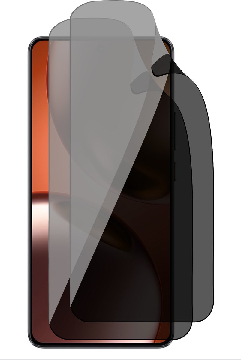 Privacy Screenprotector geschikt voor Realme GT 7T - 2x FlexGuard Screen Protector