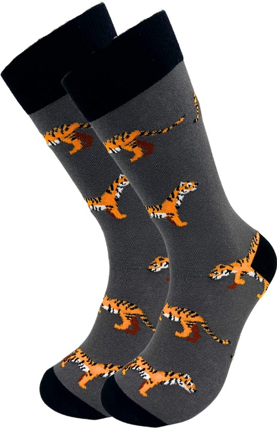 Tous les pieds | Chaussettes Tigre | Safari, animaux | Taille 37-42