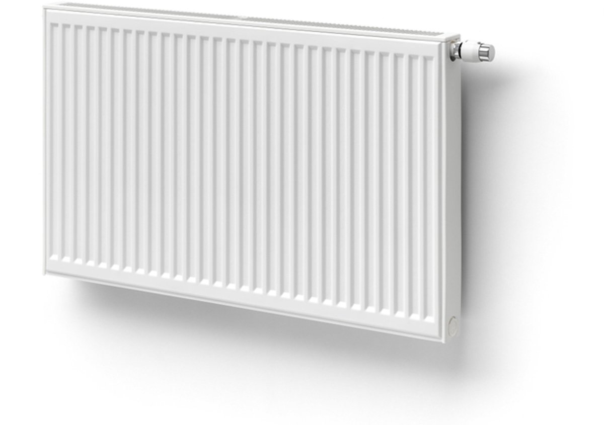 Stelrad Novello ECO paneelradiator 40x50cm type 11 338watt 4 aansluitingen Staal Wit glans