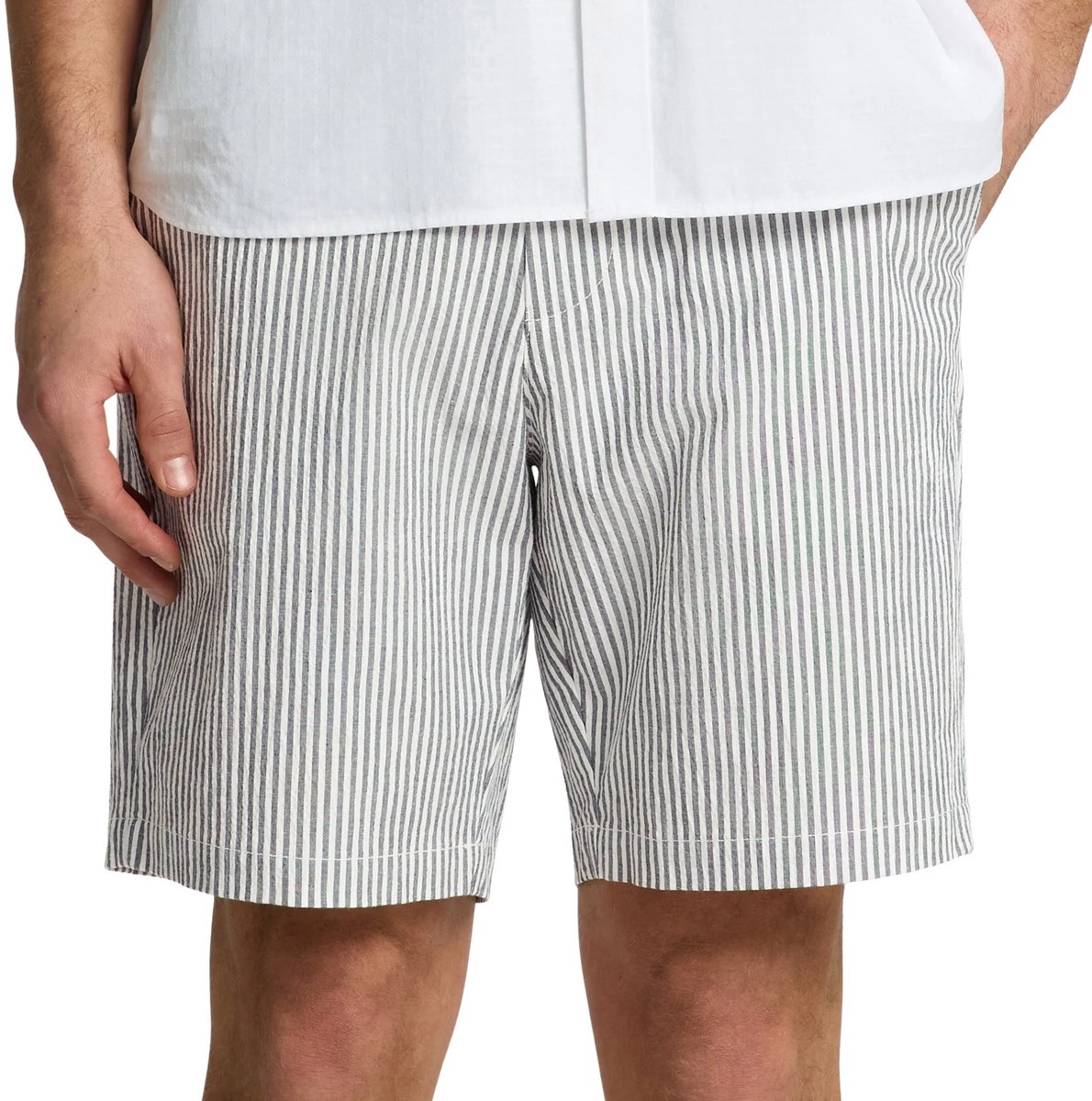 Selected Regular Karl Seersucker Short Heren - Maat S