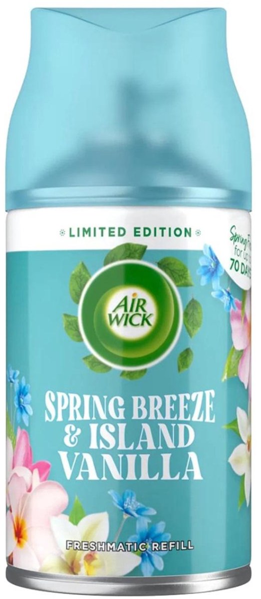 Goedkoopste Air Wick - Luchtverfrisser Navulling - Lentebries & Eilandvanille - Automatische Spray - 250 ml