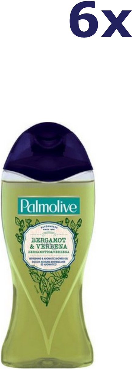 6x Palmolive Bergamot & Verbena shower gel 250 ml