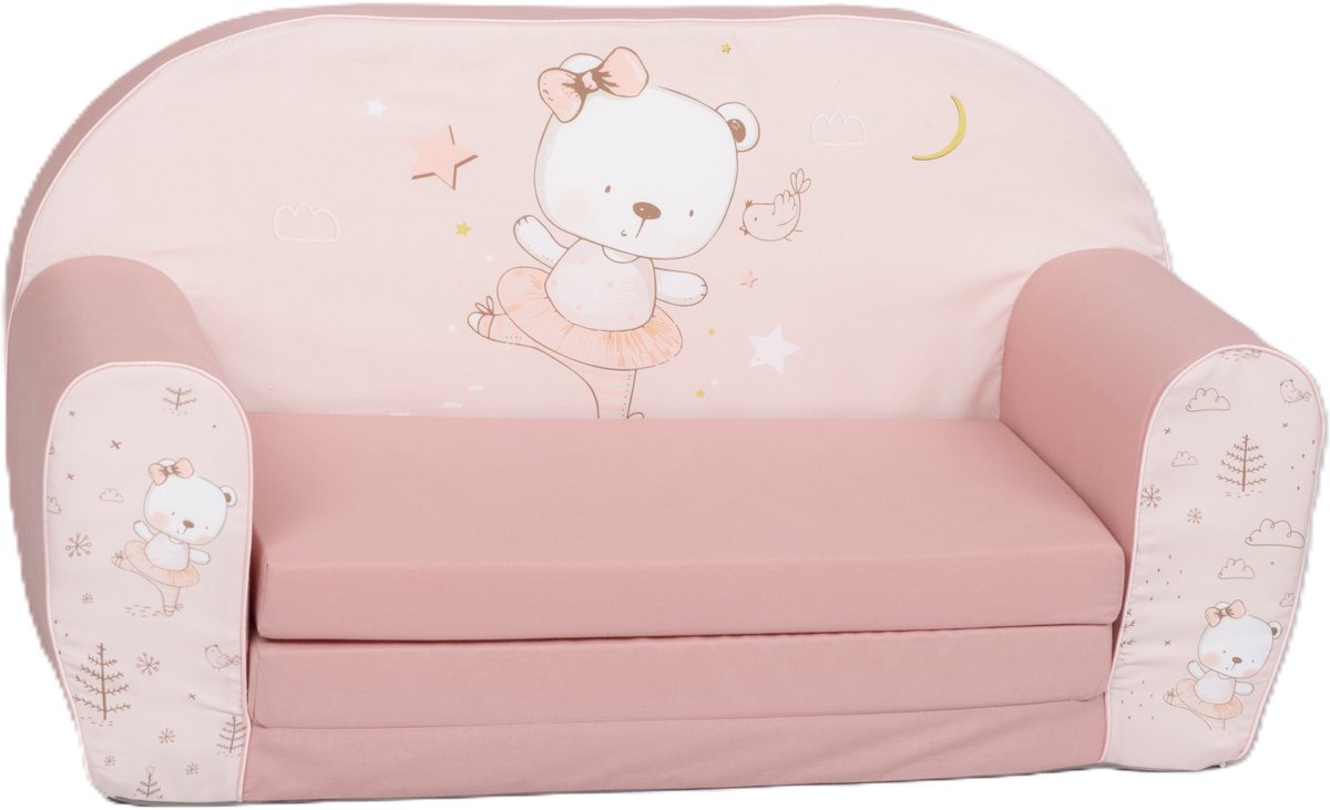 Kinderzetel Ballerina Beer Bank - Kinderfauteuil - Kinderbank - Kindersofa - Kinder fauteuil - Kinderzeteljes peuters - Kinder zetel - Kinderstoel - kinderfauteuils - Speelgoed 1 jaar - Gomoor