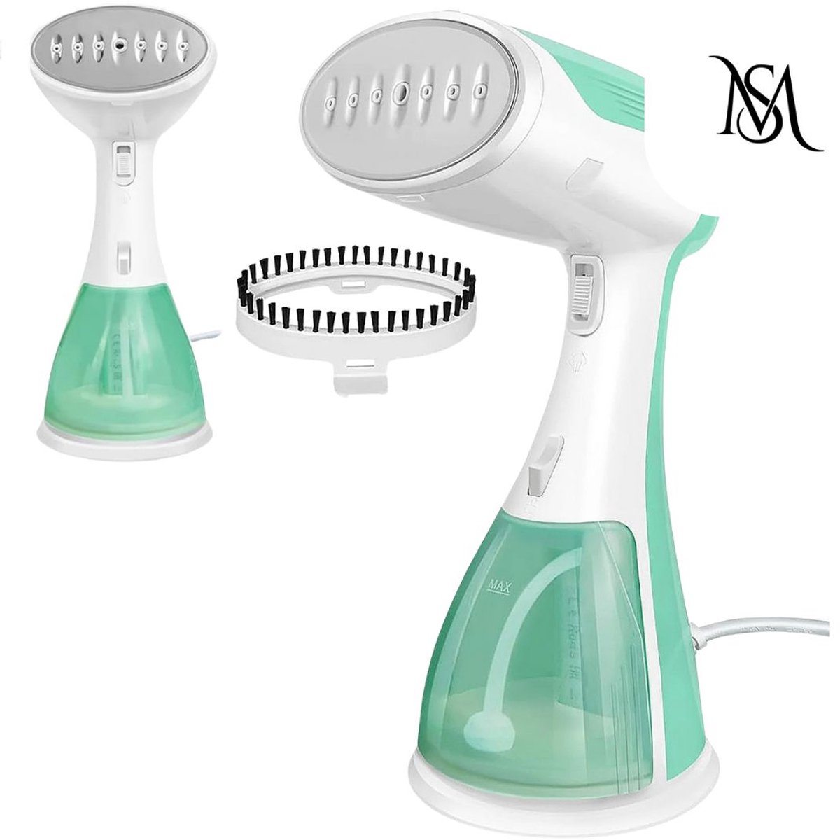 Kledingstomer - Handstomer - Draagbare Stoomreiniger - Reisstrijkijzer - Stoomstrijkijzer - 300ml Watertank - 30s Opwarmtijd - 27g/min Stoom - Lichtgewicht - Voor Kleding en Textiel - Anti-Kreuk - Voor Thuis en Reizen