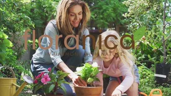 Floranica® Clôture de jardin en bois Farmer | 4 pièces | 50 cm | 30cm de haut | Anthracite | Clôture en pin imprégné pour parterres de fleurs, cultures maraîchères, clôtures de chemin ou clôtures pour parcours d'animaux | portail à mortaise