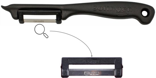 Solingen Dunschiller Zwart - pendelschillers - aardappelschiller