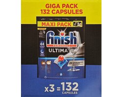 Finish Powerball Ultimate All-in-1 Vaatwascapsules 132 stuks (3x44 stuks)