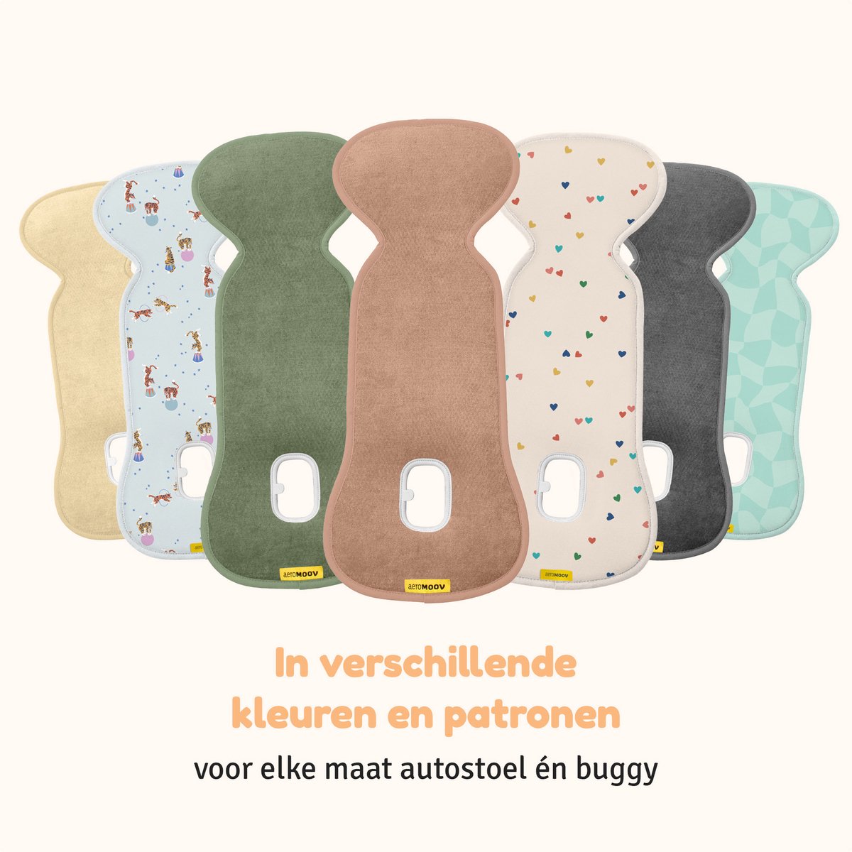 AeroMoov Air Layer – Inlegkussen Autostoel – Ademend & Warmteregulerend - Groep 0+ - Tuscany – foto 6