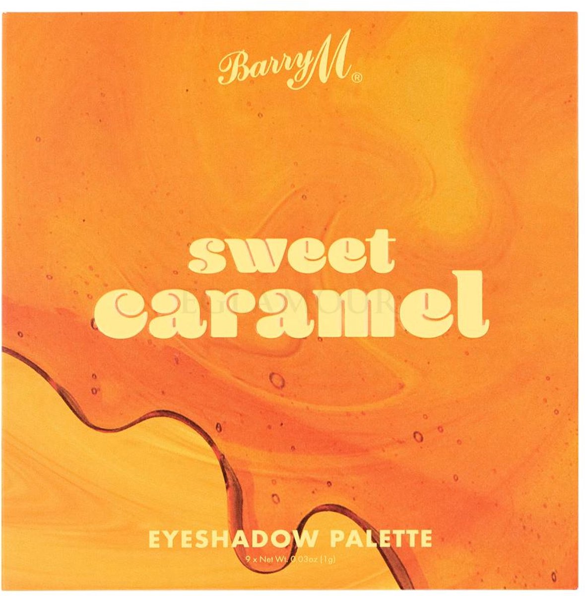 Barry M 9 Color Oogschaduw Palette - Sweet Caramel