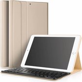 iPad Air 2019 Toetsenbord hoes - Afneembaar bluetooth toetsenbord - Sleep/Wake-up functie - Keyboard - Case - Magneetsluiting - QWERTY - Goud