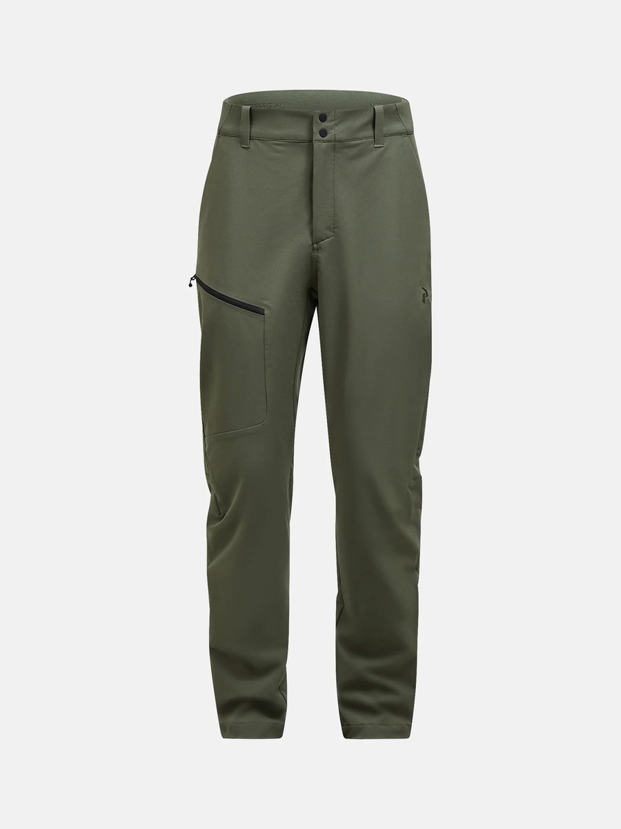 Peak Performance Scale Softshell Pants Groen