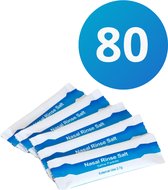 Neus spoelzout - Nasal Zout - Neusdouche - Nasaal spoel zout - Neuszout - 80 zakjes - Nasal Salt