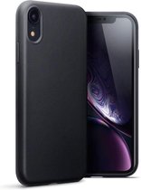 Apple iPhone XR hoesje - gel case - mat zwart - GSM Hoesje - Telefoonhoesje Geschikt Voor: Apple iPhone XR