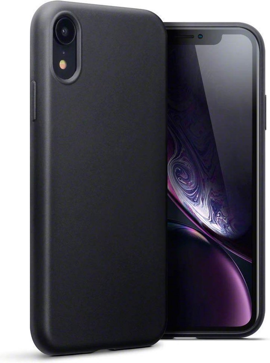 Apple iPhone XR hoesje - gel case - mat zwart - GSM Hoesje - Telefoonhoesje  Geschikt... | bol.com