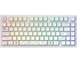 Dark Project ALU Terra Nova - Mechanisch Gaming Toetsenbord ANSI (UA) - Wit