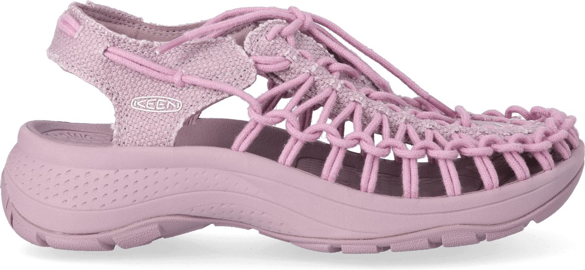 Keen Uneek Astoria Canvas Dames Sandalen Toadstool/Toadstool Roze