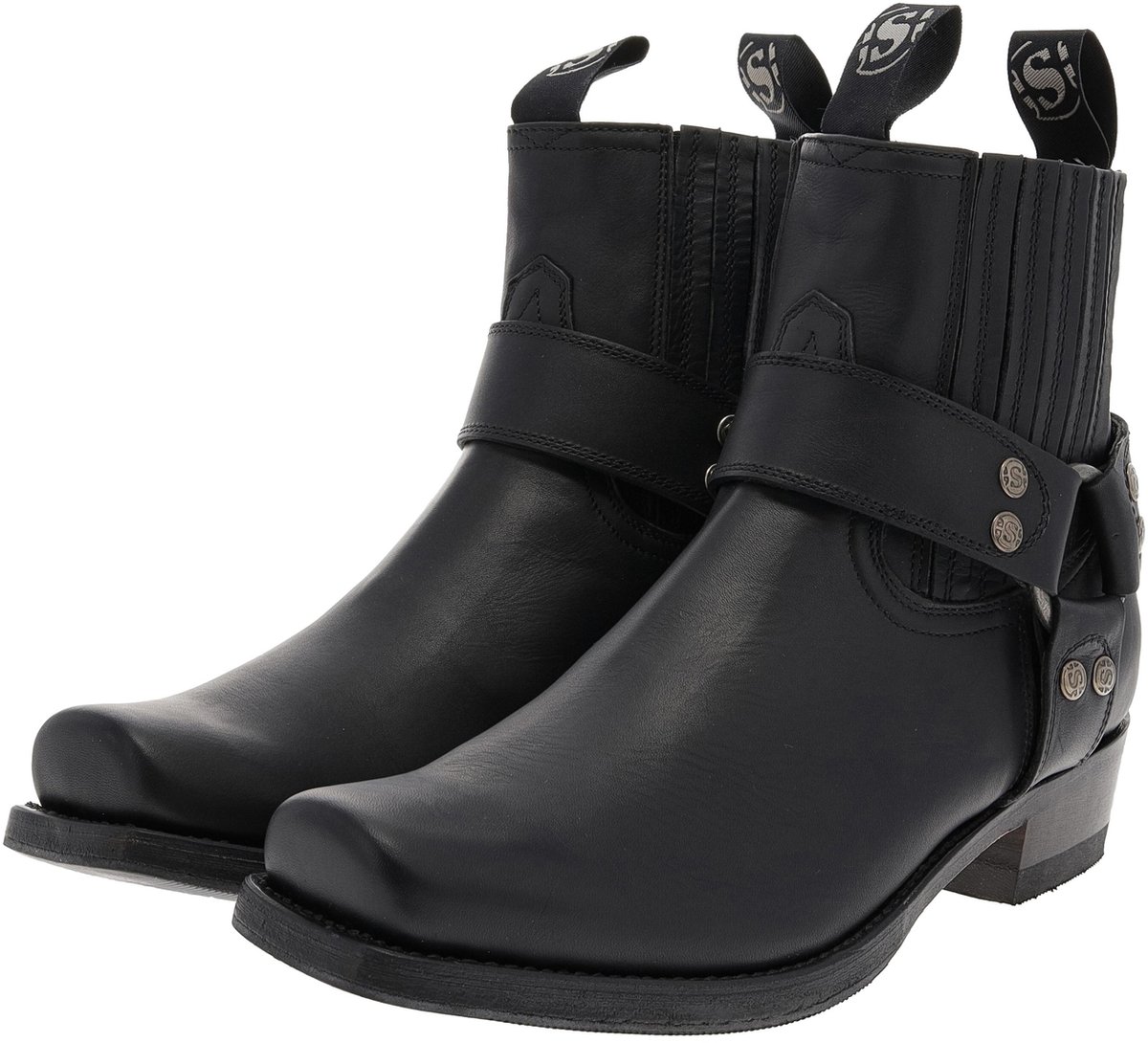 Sendra 8286 BLUES STRONG biker kuitlaars zwart - 36 EU