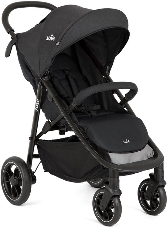 Poussette Joie Litetrax S Shale - Zwart - de la naissance à 22 kg - Système de voyage 3 en 1
