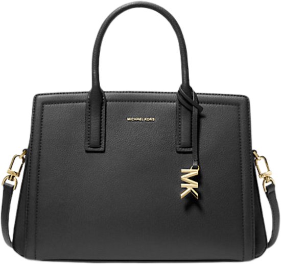 Sac à main Michael Kors Laila, Medium , en Cuir , Zwart , taille unique
