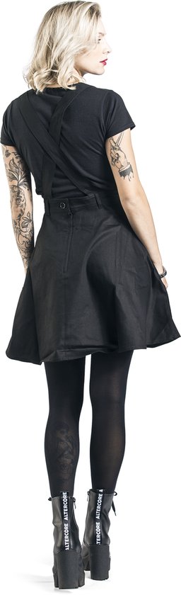 Robe chasuble Hell Bunny Samara Robe Medium-longue noire M