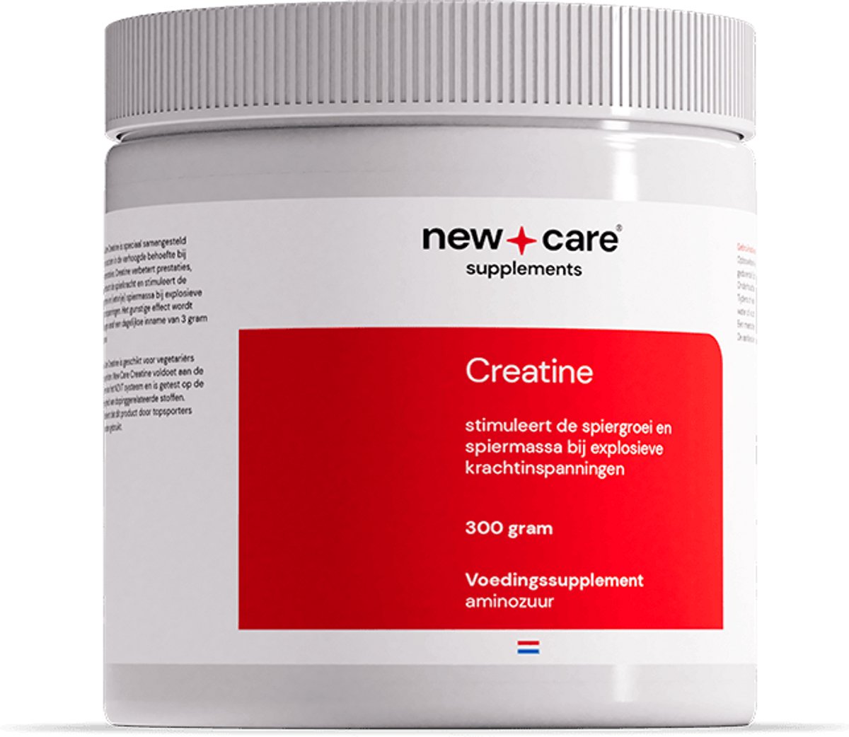 Goedkoopste New Care Creatine - 300 gram - stimuleert spiergroei en spiermassa - NZVT - vegan