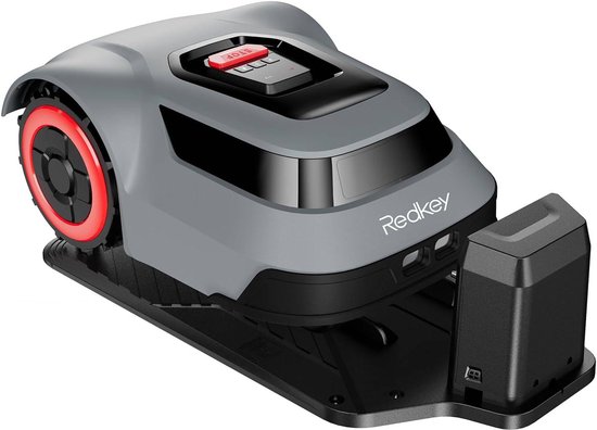 Welke robot grasmaaier past bij jouw gazon? 15 Redkey MGC500-Robotmaaiers- Voor tuinen tot 500 m²-Max 800m²-20 cm maaibreedte-Automatische hefbladplaat-Kabelbreuk detectie-Batterij Robot grasmaaiers- App Control- Klimvermogen 45% -Automatisch Stille Grasmaaier Robot