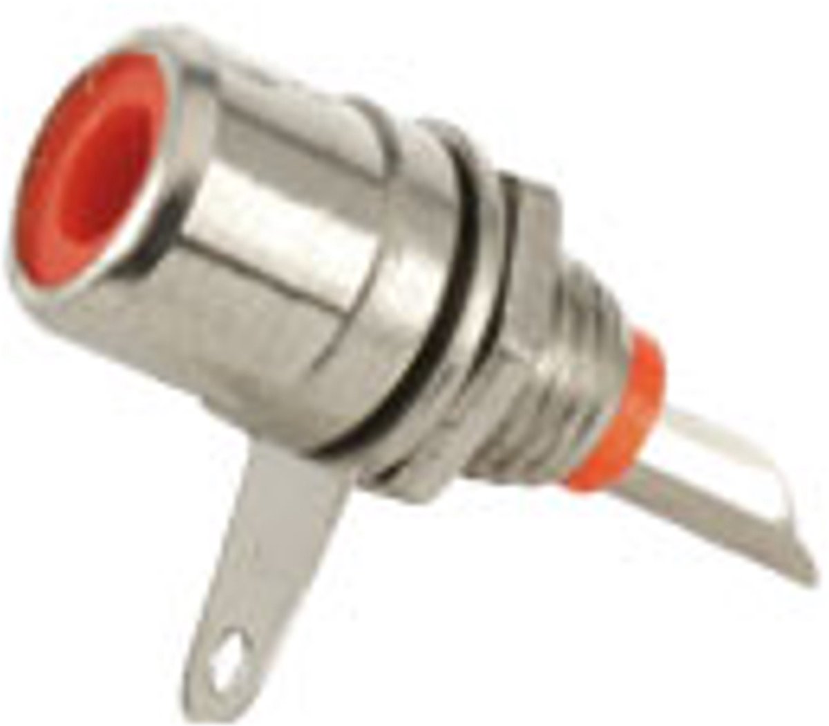 Soldeerbaar Mono Tulp Chassis (v) - Metaal - Zilver - Rood Accent