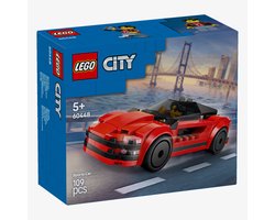 foto van LEGO City Rode sportwagen supercar voertuig - 60448