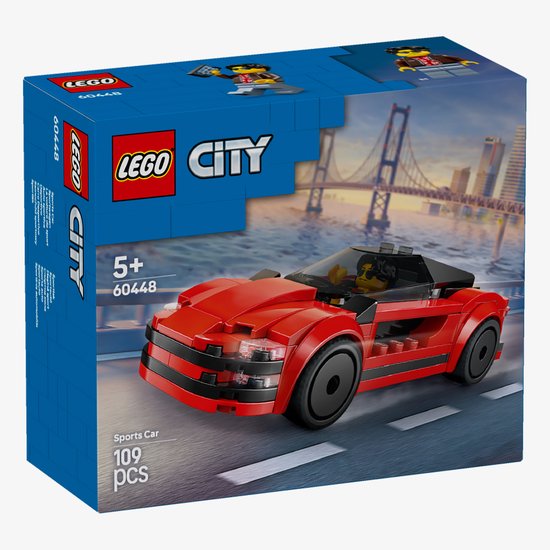 LEGO City Rode sportwagen supercar voertuig - 60448
