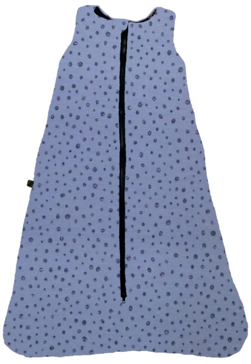 Slaapzak geschikt voor Pavlik, gipsbroek en spreidbroek 50 cm Dot glitter blauw