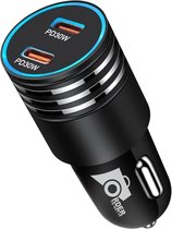 Order to get it Autolader USB-C 60W – Dual PD 30W Poorten – Compacte Snellader voor Auto – Sigarettenaansteker USB-C Oplader Auto – Fast Charging