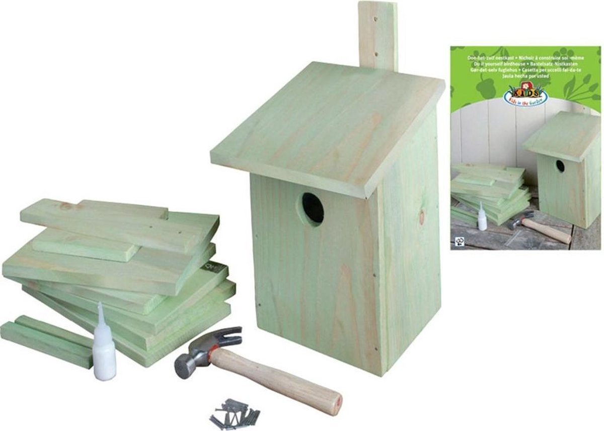 Esschert Design Doe-het-zelf vogelhuis 213x17x233 cm KG52