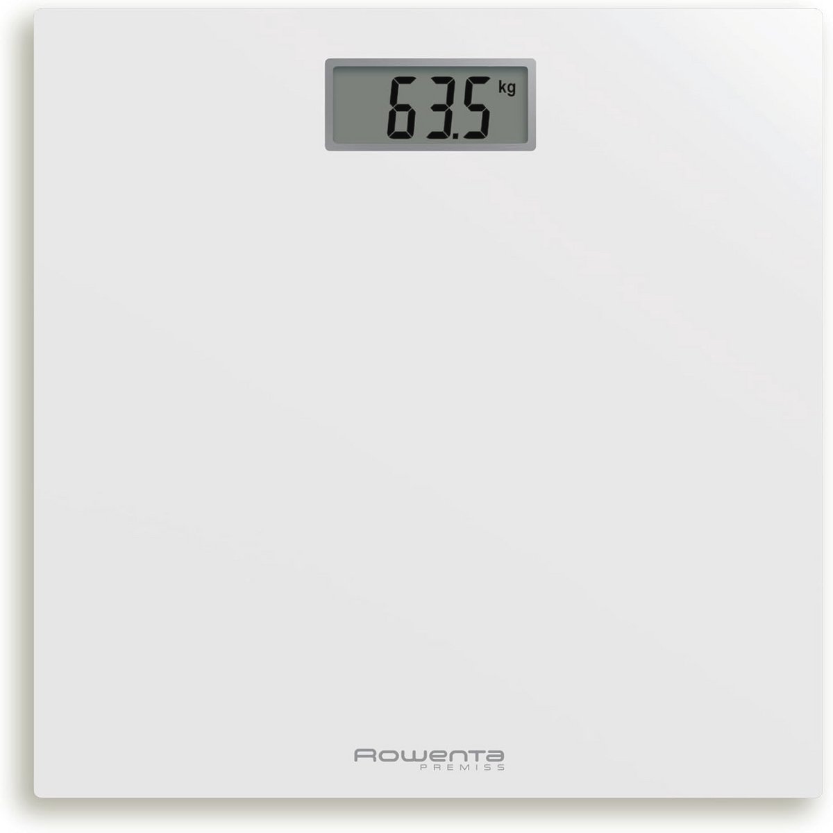 Digitale personenweegschaal groot display - draagkracht 150 kg - ultradun gehard glas - inclusief batterij - 30 x 30 cm