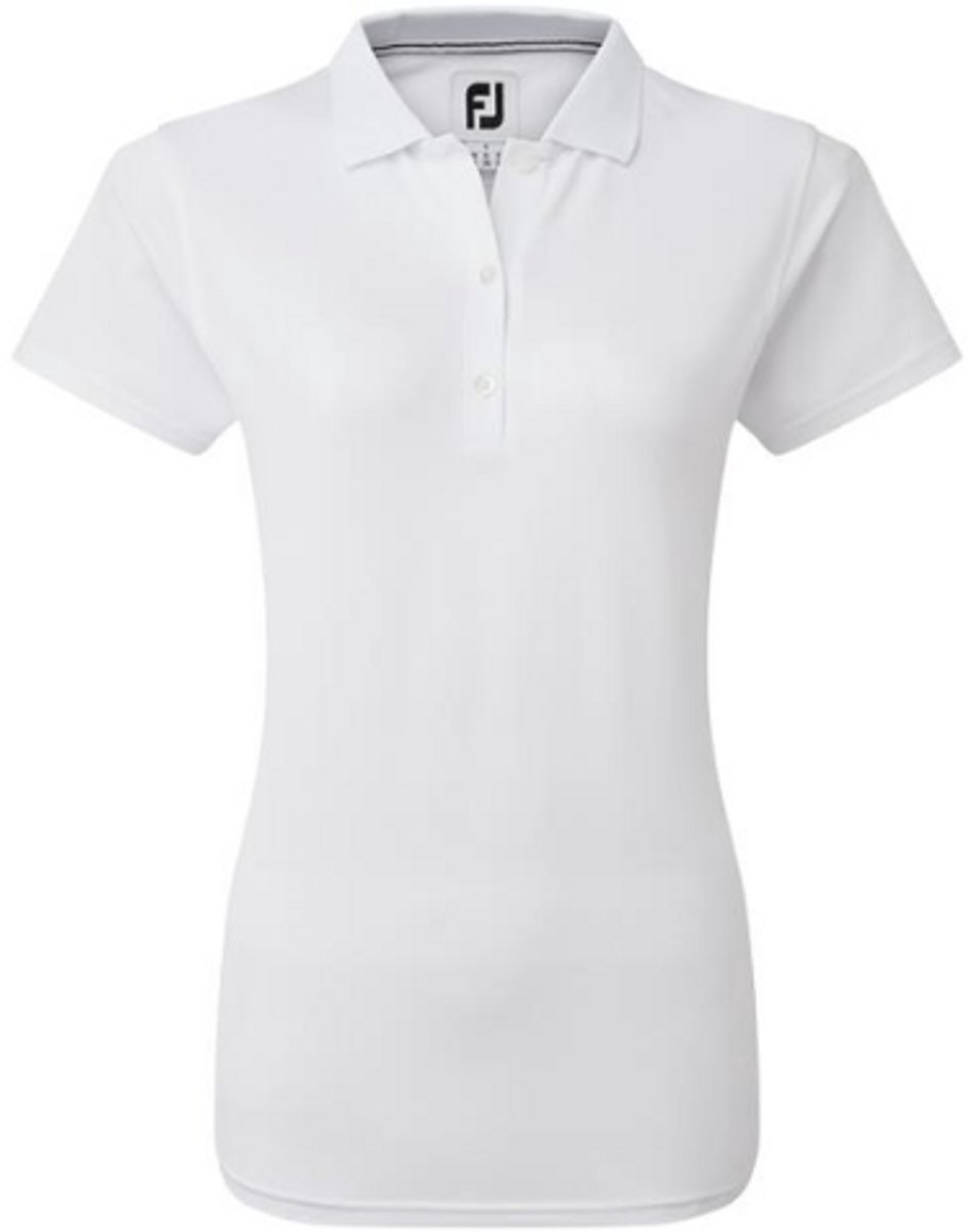 Footjoy Stretch Pique Dames Polo Shirt wit