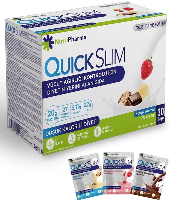 Foto: Nutripharma snelle slanke maaltijdvervanger voor gewichtsverlies shake mix gemengd 1 doos 30 maaltijden 20g prote ne 27 vitamines en mineralen voedingsvezels koolhydraatarm glutenvrij