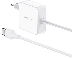 Rixus 96W Fast Power Adapter With Charging Cable USB-C White