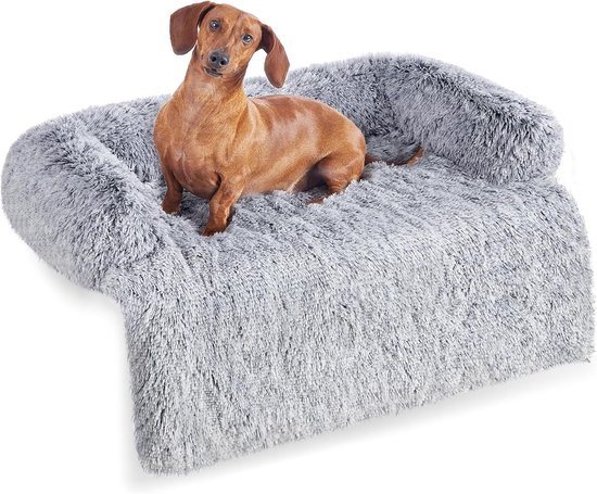 SUOXU Kalmerend hondenbed, donut knuffelnest, warm