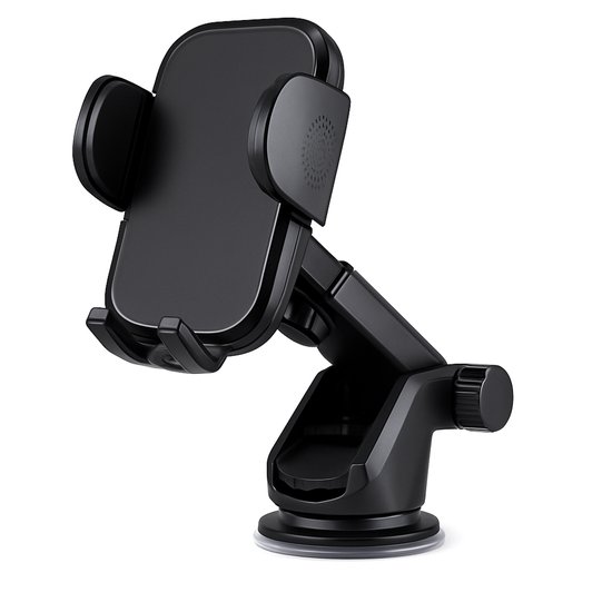 YURDA Telefoonhouders auto - 3in1 Telefoonhouder Met Zuignap - Universeel - Verstelbaar - Mobiel / GSM houder - Zwart