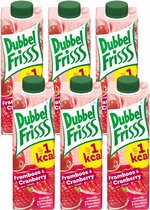 Bol.com Dubbelfrisss - Frisdrank - Framboos-Cranberry - 8 x 035L aanbieding