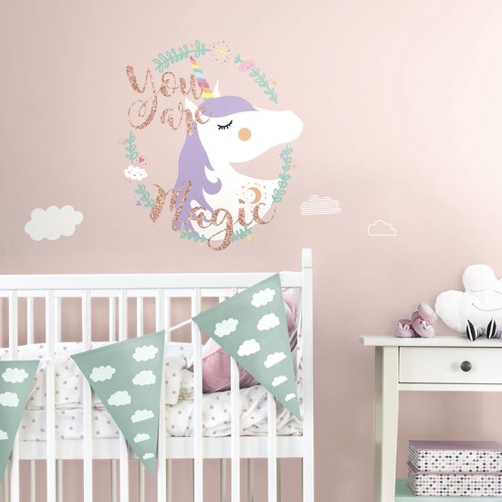 Stickers muraux Licorne Magic