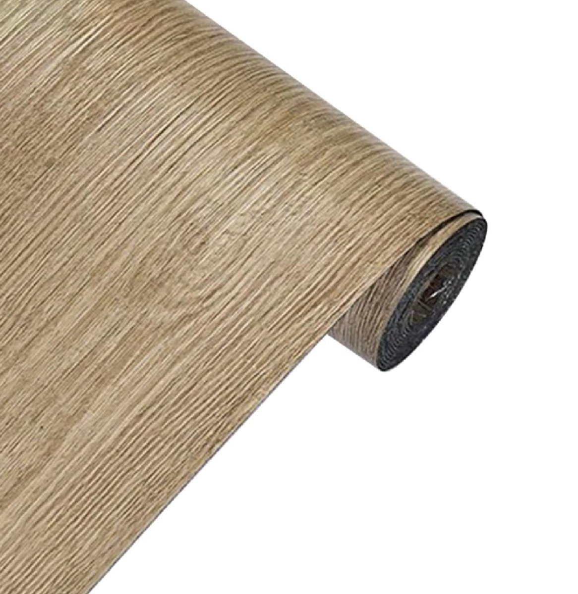 Home & Marker - Plakfolie Houtlook - Meubelfolie - Vloersticker - Muursticker - Decoratiefolie - Muurfolie - 300 x 40 cm - Lichtbruin - DURAWOOD