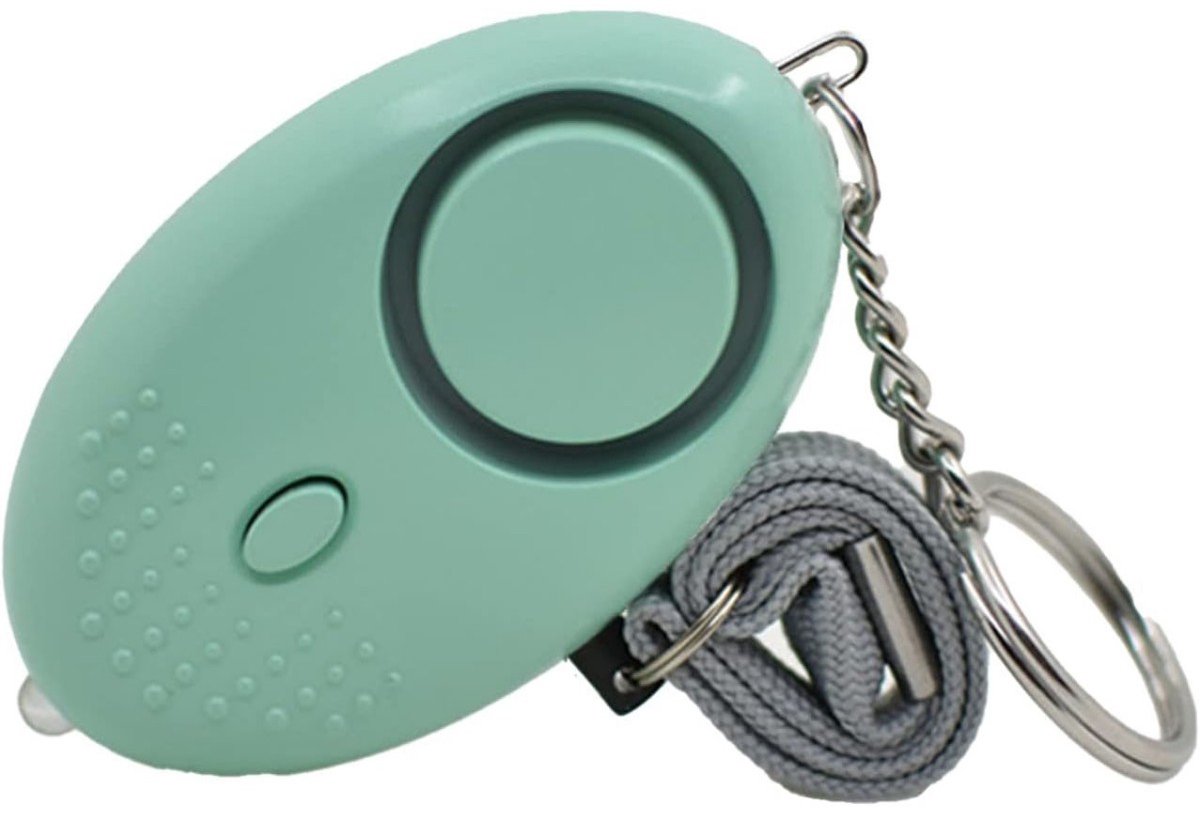 Persoonlijk alarm - Veiligheidssleutelhanger Alarm - met LED-zaklamp - Mini 130dB sirene alarm Zelfverdediging Veiligheidsgeluidsset - Nachtloper - voor vrouwen Meisjes Kinderen Ouderen Studenten