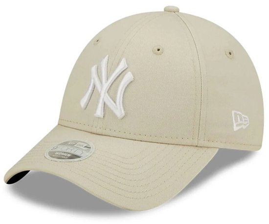 Casquette ajustable 9FORTY League Essential beige clair pour femmes des Yankees de New York